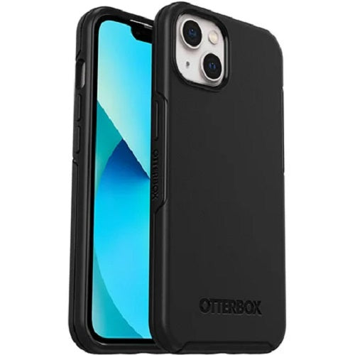 OtterBox Apple iPhone 13 Symmetry Series Antimicrobial Case - Black (77-85339), 3X Military Standard Drop Protection, Durable Protection