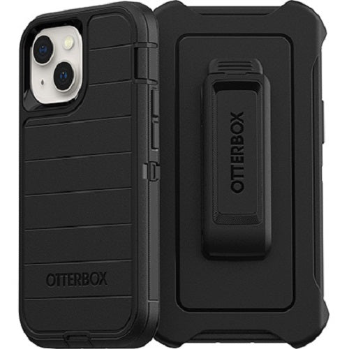 OtterBox Defender Pro Apple iPhone 13 Mini / iPhone 12 Mini Case Black - (77-83535), Antimicrobial, DROP+ 4X Military Standard,Included Holster