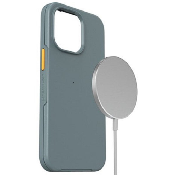 LifeProof SEE Case with Magsafe for Apple iPhone 13 Mini / iPhone 12 Mini - Anchors Away (Teal Grey/orange) (77-83703), DropProof from 2M, Ultra-thin