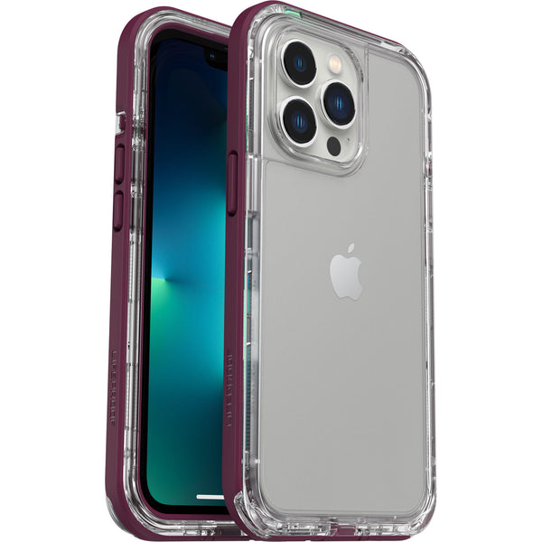 LifeProof NEXT Antimicrobial Case for Apple iPhone 13 Pro - Essential Purple (77-83515), DirtProof, SnowProof, Dropproof, 5G Compatible Material