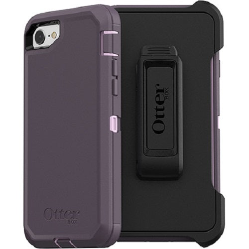 OtterBox Apple iPhone SE (3rd & 2nd gen) and iPhone 8/7 Defender Series Case - Purple Nebula (77-56605), 4X Military Standard Drop Protection