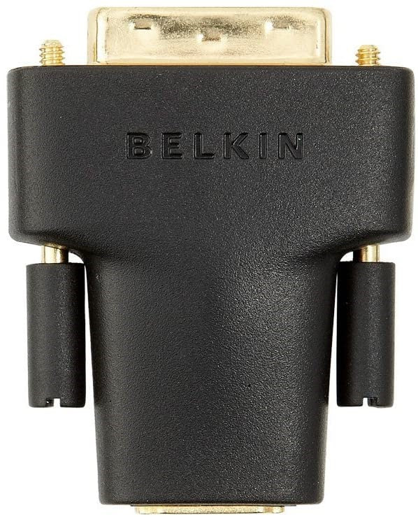 Belkin HDMI to DVI adapter - Black (F3Y038bt), Small & compact ideal for portability, Simple plug and play connectivity, Up to 1080p resolution