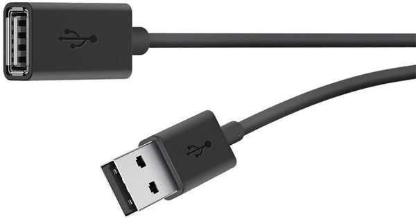 Belkin USB-A Extension cables (3M) - Black(F3U153bt3M),Simple plug and play connectivity,Meets all USB specifications for true compatibility