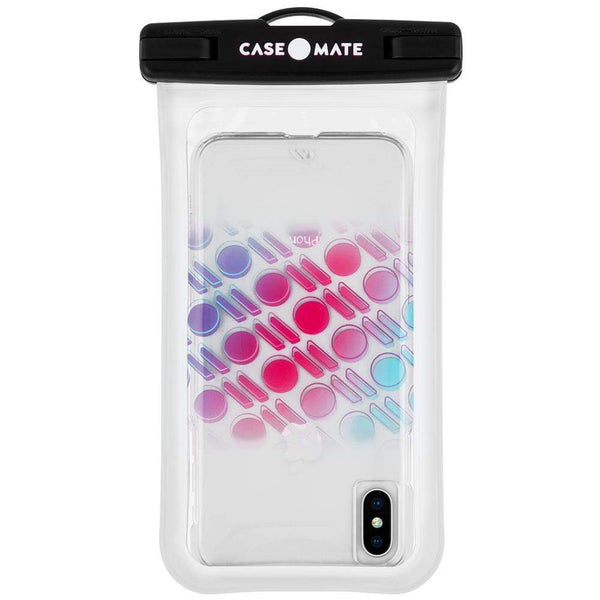 Case-Mate Universal Waterproof Pouch - Clear (CM039864), Fits all smartphones up to 6.5', IPX8 certified, Keeps out water, snow, dust, sand, and dirt