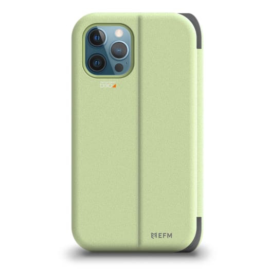 EFM Miami Wallet Case Armour with D3O - For Apple iPhone 12/12 Pro 6.1' - Pale Mint (EFCMIAE181PAM), 2.4M drop tested, D3O impact protection