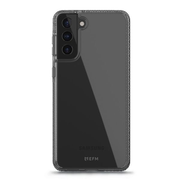 EFM Zurich Case for Samsung Galaxy S21+ 5G - Smoke Black (EFCTPSG271SMB), Antimicrobial, 2.4m Military Standard Drop Tested, Shock & Drop Protection