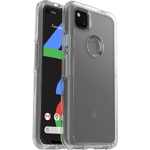 OtterBox Google Pixel 4a (5.81') Symmetry Series Clear Case - Clear (77-64327), 3X Military Standard Drop Protection, Durable Protection, Ultra-thin