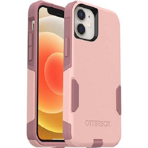 OtterBox Apple iPhone 12 Mini Commuter Series Case - Ballet Way Pink (77-65358), 3X Military Standard Drop Protection, Dual-Layer Protection