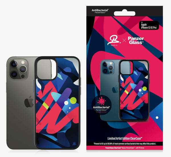 PanzerGlass Apple iPhone 12 / iPhone 12 Pro Mikael B. Limited Artist Edition ClearCase - (0300), AntiBacterial, Scratch Resistant, Soft TPU Frame