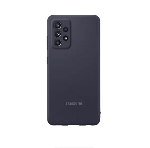 Samsung Galaxy A52/A52 5G Silicone Cover - Black (EF-PA525TBEGWW), Silky Smooth & Stylish, Slender Form, Serious Safeguarding