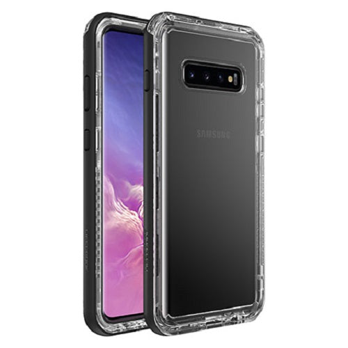 LifeProof NEXT Samsung Galaxy S10+ (6.4') Case Black Crystal - (77-62078), Antimicrobial,2M DropProof,DirtProof,SnowProof,Shields Ports