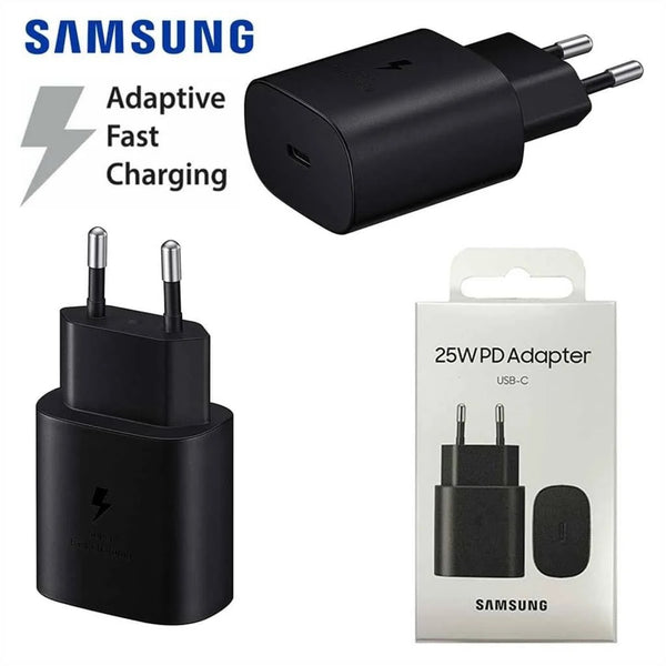 Samsung Wall Charger for Super Fast Charging 25W - Black (EP-TA800NBEGAU), USB-C Fast Charger, Get the ideal charge every time