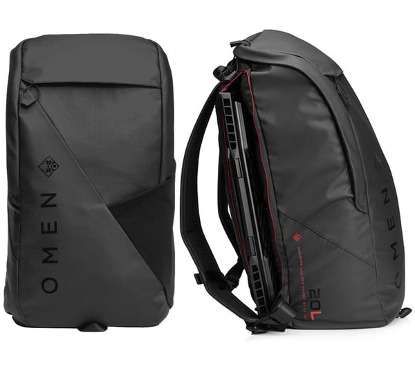 HP OMEN Transceptor 15.6' Gaming Backpack Water-Resistant 20L Size Travel Luggage Sleeve College School Bag for Women/Men fits 14'13' Notebook 840g