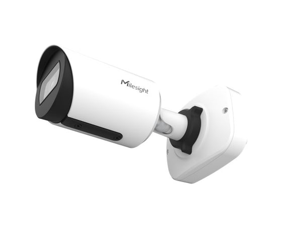 MileSight 8MP Vandal-Proof Mini Bullet Camera, Fixed Lens, 30m IR Distance, PoE, IP67, IK10