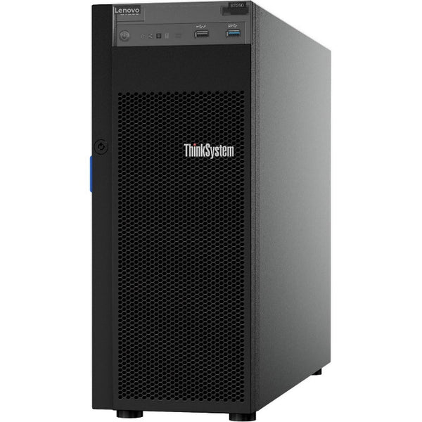 LENOVO ThinkSystem ST250 (1/1x Xeon E-2246G 6C/12T 3.6GHz, 1/4x 16GB, 8/16x SFF HS, Onboard SW RAID, 2x 1GbE, XCC Std, 1/2x 550W, 3 Yr Ltd Wty)