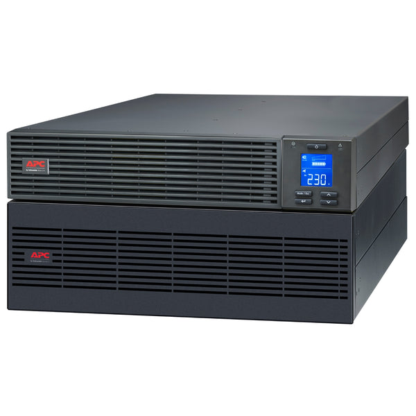 APC Easy UPS 6000VA/6000W Online UPS, 5U RM, 230V/HW Input, 1x HW Outlets, Lead Acid Battery, W/ Battery Pack, W/ Rail Kit