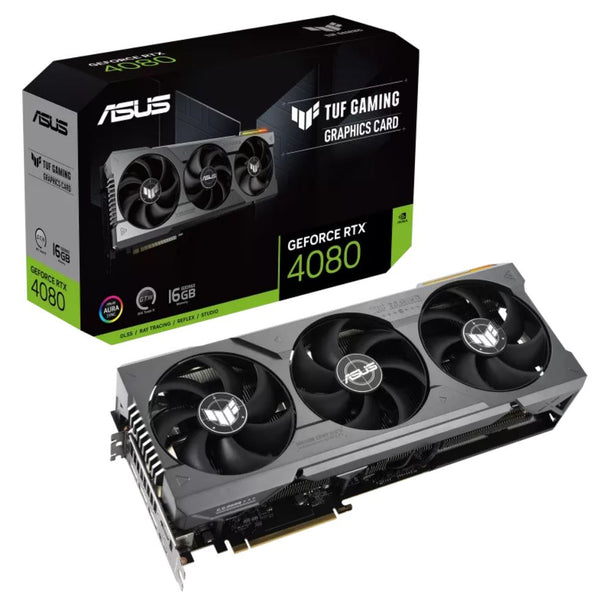 ASUS nVidia GeForce TUF-RTX4080-16G-GAMING RTX4080 16GB GDDR6X 2505 MHz Boost, 2xHDMI 2.1a,3xDP 1.4a