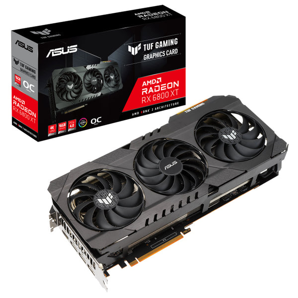 (While stock lasts!) ASUS AMD Radeon TUF-RX6800XT-O16G-GAMING RX 6800 XT 16GB GDDR6, PCI Express 4.0, 1xHDMI 2.1, 3xDP 1.4a