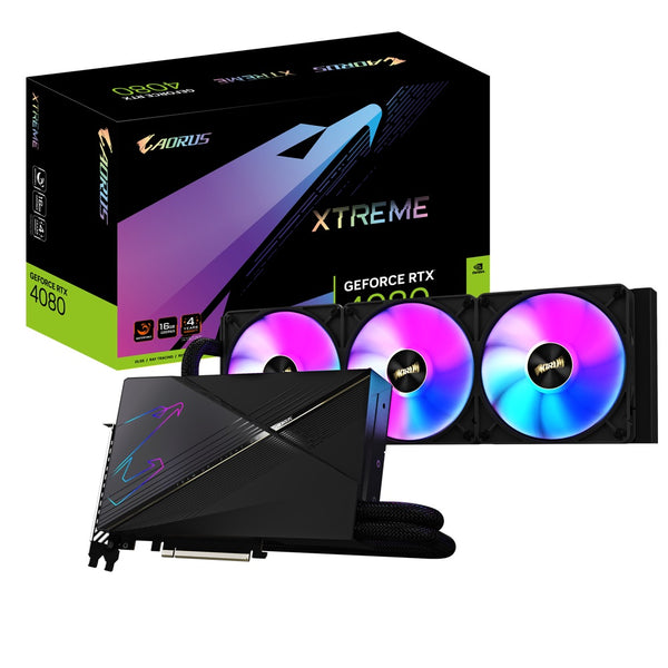 Gigabyte nVidia Geforce 4080 AORUSX W-16GD 1.0 16G ATX GDDR6X 2565 MHz PCIE4.0 1.4a *3 HDMI 2.1 *1